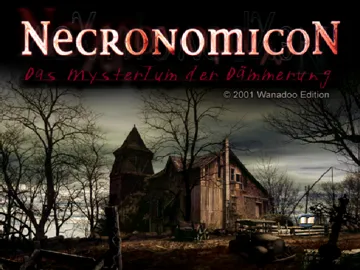 Necronomicon - Das Mysterium der Daemmerung (GE) screen shot title